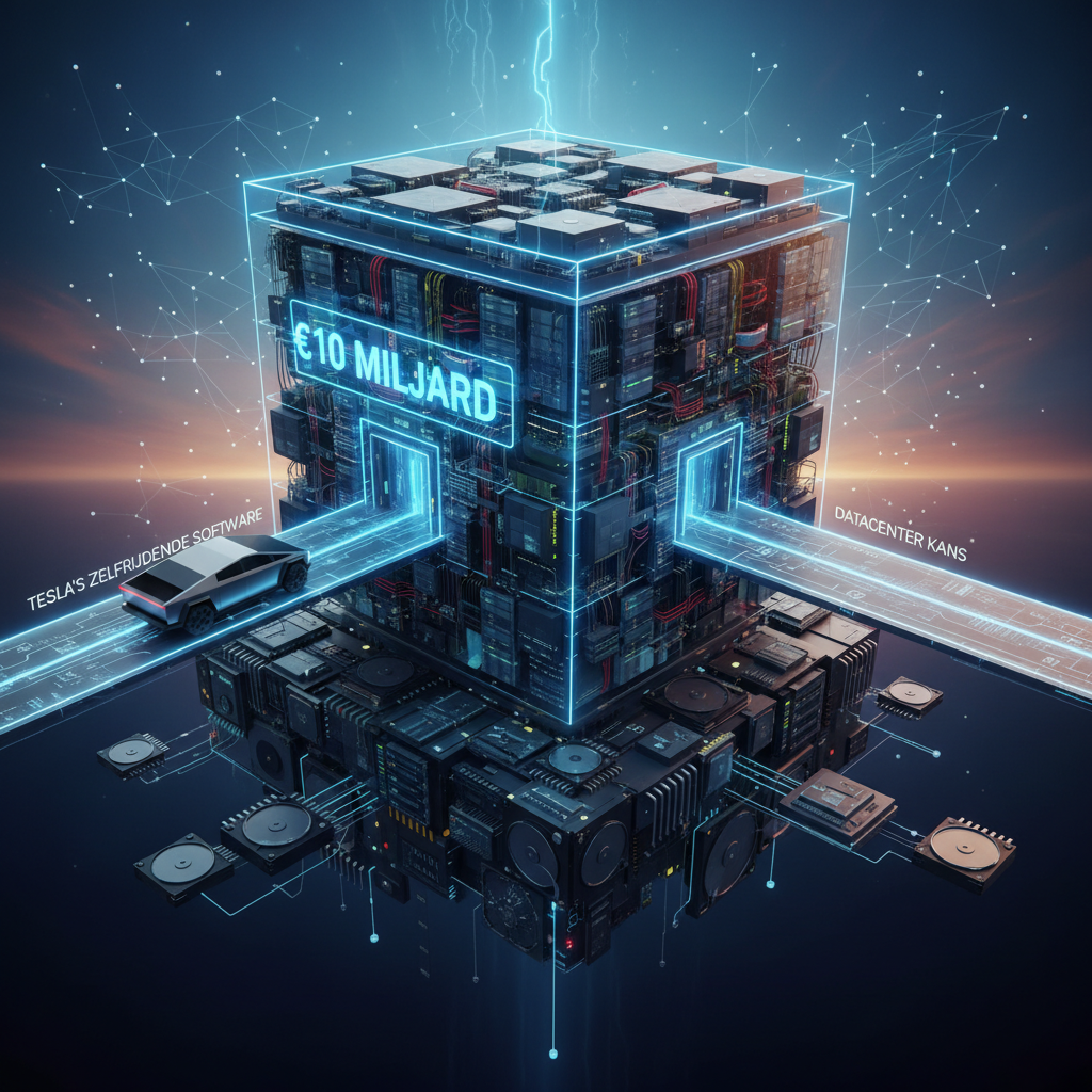 Tesla's zelfrijdende software en de €10 miljard datacenter kans