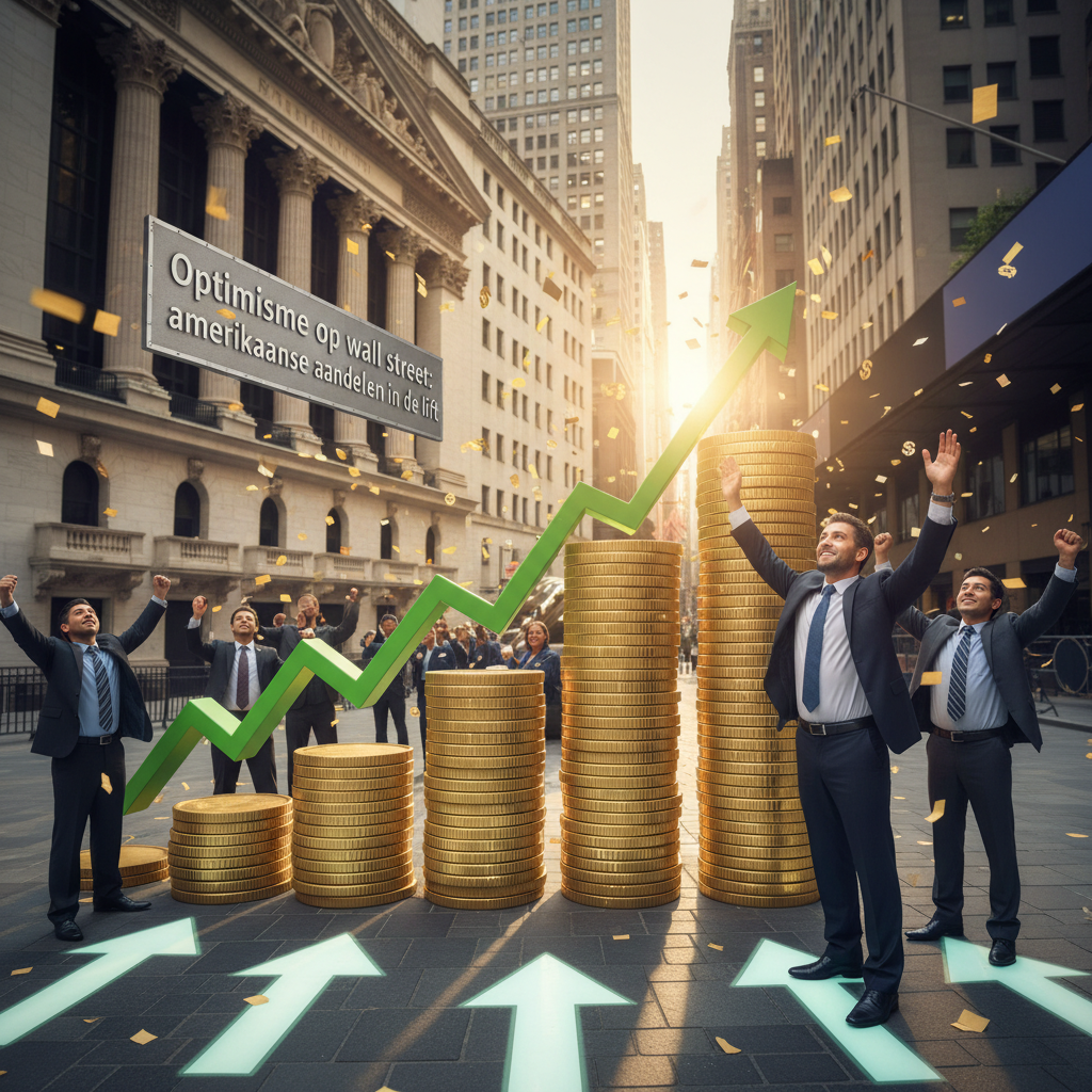 Optimisme op wall street: amerikaanse aandelen in de lift